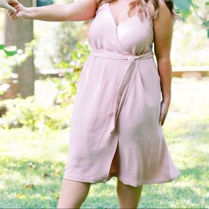 Nordstrom Pink XL wrap dress